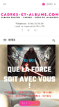 Mobile Screenshot of cadres-et-albums.com